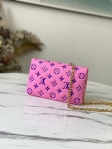 Louis Vuitton Pochette Coussin Other Leathers in Pink/Purple - Small Leather Goods M80745