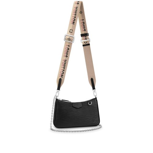 Louis Vuitton Easy Pouch On Strap Epi Leather Black - Women - Small Leather Goods M81070 Louis Vuitton Easy Pouch On Strap Epi Leather Black - Women - Small Leather Goods M81070