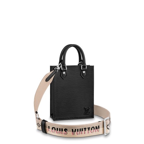 Louis Vuitton Petit Sac Plat Epi Leather Black - Women - Small Leather Goods M81238 Louis Vuitton Petit Sac Plat Epi Leather Black - Women - Small Leather Goods M81238