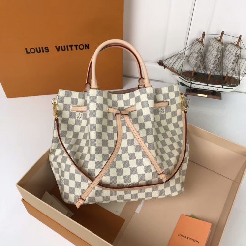 Louis Vuitton Damier Azur Canvas Girolata N41579 Louis Vuitton Damier Azur Canvas Girolata N41579