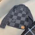 Louis Vuitton X Nigo Giant Damier Ebene Canvas Damier Giant Rib Jacket 1A7XBU