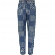 Louis Vuitton X Nigo Damier Giant Waves Monogram Denim Pants 1A88WJ