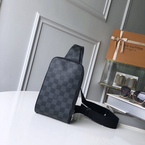 Louis Vuitton Geronimos Damier Graphite Canvas Men in Black - Bags N51994 Louis Vuitton Geronimos Damier Graphite Canvas Men in Black - Bags N51994