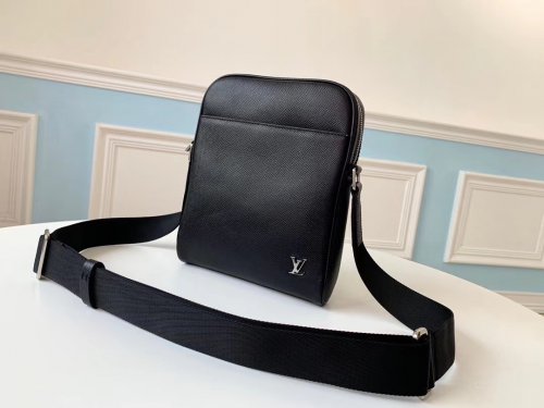 Louis Vuitton Taiga Alex Messenger BB M30265 Black Louis Vuitton Taiga Alex Messenger BB M30265 Black