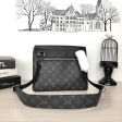 Louis Vuitton Taigarama Outdoor Flap Messenger M30413 Eclipse Black