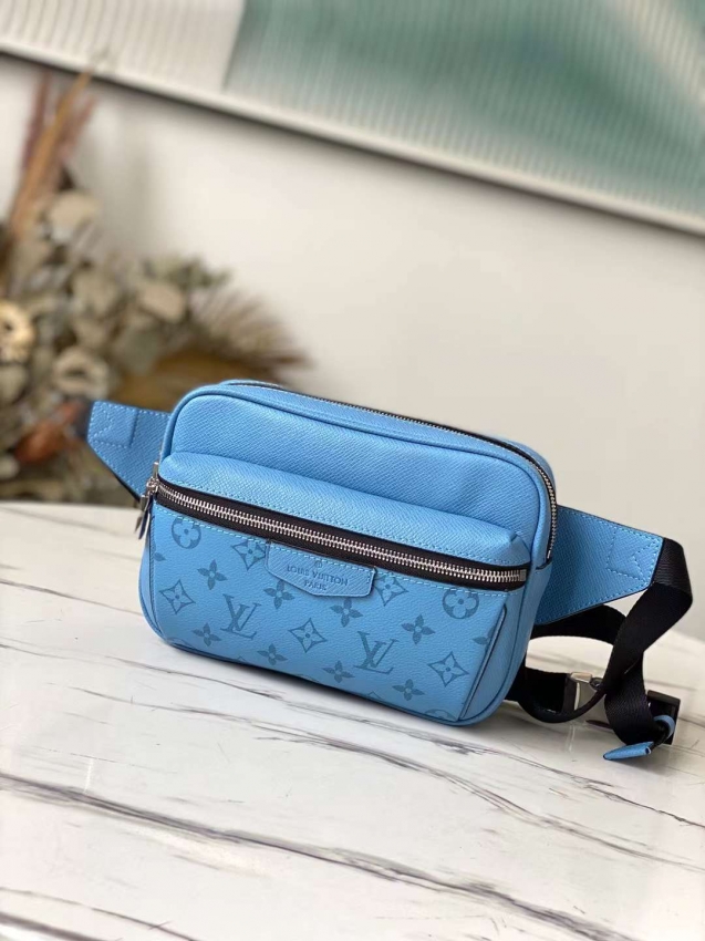 Louis Vuitton Outdoor Bumbag K45 Taigarama Blue - Bags M30748