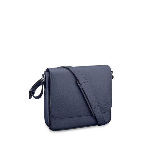 Louis Vuitton Roman PM Taiga Leather in Blue - Men - Bags M32725