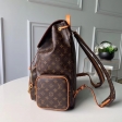 Louis Vuitton Monogram Canvas Men Backpack Trio M44658