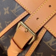 Louis Vuitton Monogram Canvas Men Backpack Trio M44658
