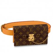 Louis Vuitton Monogram canvas Men S Lock Belt Pouch PM M44667