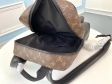 Louis Vuitton Monogram Macassar Canvas Men Dean Backpack M45335