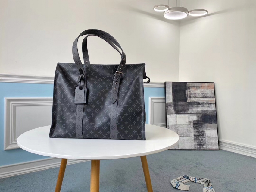 Louis Vuitton Monogram Eclipse Canvas New Cabas Zippe GM M45379