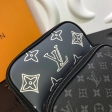 Louis Vuitton Monogram Eclipse Canvas AMAZONE SLING BAG M45439