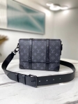 Louis Vuitton Trunk Messenger Monogram Eclipse Canvas in Grey - Bags M45727