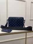 Louis Vuitton Duo Messenger Monogram Shadow in Blue - Bags M45730
