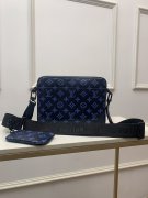 Louis Vuitton Duo Messenger Monogram Shadow in Blue - Bags M45730