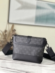 Louis Vuitton Saumur Messenger Monogram Eclipse Canvas - Men Bags M45911