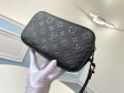 Louis Vuitton Pochette Volga Taurillon Monogram Black men M55703