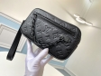 Louis Vuitton Pochette Volga Taurillon Monogram Black men M55703