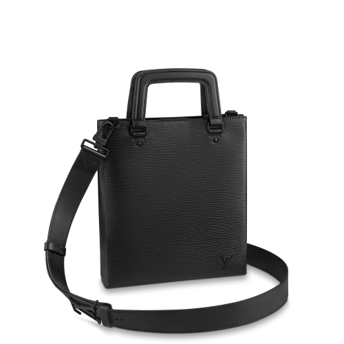 Louis Vuitton Sac Plat Fold Men Epi Leather in Black - Bags M58497 Louis Vuitton Sac Plat Fold Men Epi Leather in Black - Bags M58497