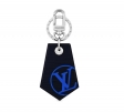 Louis Vuitton Epi Leather LV Initials Enchappe Epi bag charm and key holder M68282 Bleu Pop