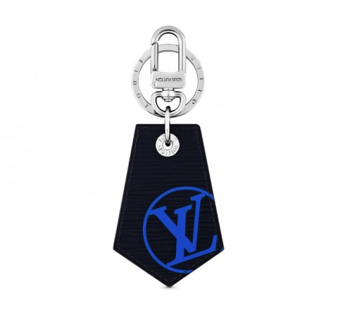 Louis Vuitton Epi Leather LV Initials Enchappe Epi bag charm and key holder M68282 Bleu Pop Louis Vuitton Epi Leather LV Initials Enchappe Epi bag charm and key holder M68282 Bleu Pop