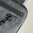 Louis Vuitton Monogram Pochette Volga Men's Black Zipper Pouch M68321