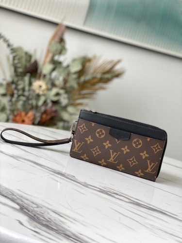 Louis Vuitton Zippy Dragonne Men Monogram Macassar Canvas - Wallets M69407 Louis Vuitton Zippy Dragonne Men Monogram Macassar Canvas - Wallets M69407