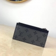 Louis Vuitton Monogram Eclipse Canvas Coin Card Holder M69533