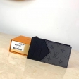 Louis Vuitton Monogram Eclipse Canvas Coin Card Holder M69533