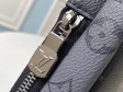 Louis Vuitton Monogram Eclipse Canvas Double Phone Pouch M69534
