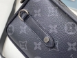 Louis Vuitton Monogram Eclipse Canvas Double Phone Pouch M69534