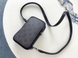 Louis Vuitton Monogram Eclipse Canvas Double Phone Pouch M69534
