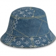 Louis Vuitton X Nigo Damier Giant Wave Monogram Sun Hat MP2746