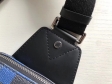 Louis Vuitton Damier Graphite Pixel Men Avenue Sling Bag N40067 Blue