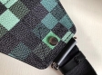 Louis Vuitton Damier Graphite Pixel Men Avenue Sling Bag N40069 Green