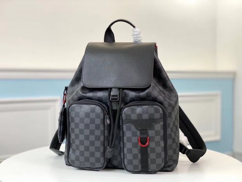 Louis Vuitton Damier Graphite Canvas Men Utility Backpack N40279