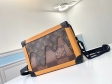 Louis Vuitton X Nigo Giant Damier Ebene Canvas Soft Trunk Messenger Bag