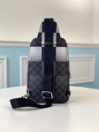 Louis Vuitton Damier Graphite Canvas AVENUE SLING BAG N40403 White