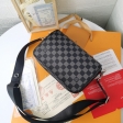 Louis Vuitton Studio Messenger Damier Infini Leather Grey Bags N50007