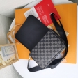 Louis Vuitton Studio Messenger Damier Infini Leather Grey Bags N50007