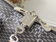 Louis Vuitton Keepall Bandouliere 50 Damier Graphite Canvas in Black - Travel N50016