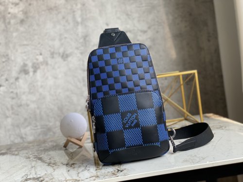 Louis Vuitton Avenue Slingbag Damier Infini Leather in Black - Bags N50024 Louis Vuitton Avenue Slingbag Damier Infini Leather in Black - Bags N50024
