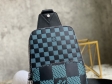 Louis Vuitton Avenue Slingbag Damier Infini Leather in Aqua Green - Bags N50038