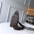 Louis Vuitton Geronimos Damier Ebene Canvas Men in Brown - Bags N51994
