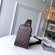 Louis Vuitton Geronimos Damier Ebene Canvas Men in Brown - Bags N51994