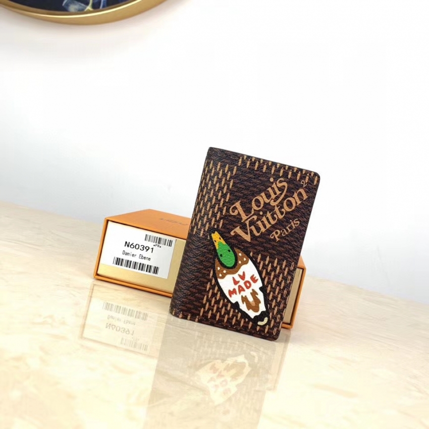 Louis Vuitton X Nigo Giant Damier Ebene Canvas Pocket Organizer N60391