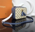 Louis Vuitton Damier Azur Canvas Saintonge Handbag N40155 Bleuet Blue