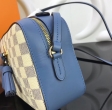 Louis Vuitton Damier Azur Canvas Saintonge Handbag N40155 Bleuet Blue