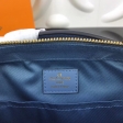 Louis Vuitton Damier Azur Canvas Saintonge Handbag N40155 Bleuet Blue